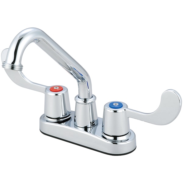 Olympia Faucets Two Handle Bar/Laundry Faucet, NPSM, Bar, Polished Chrome, Number of Holes: 2 or 3 Hole B-8190 - main